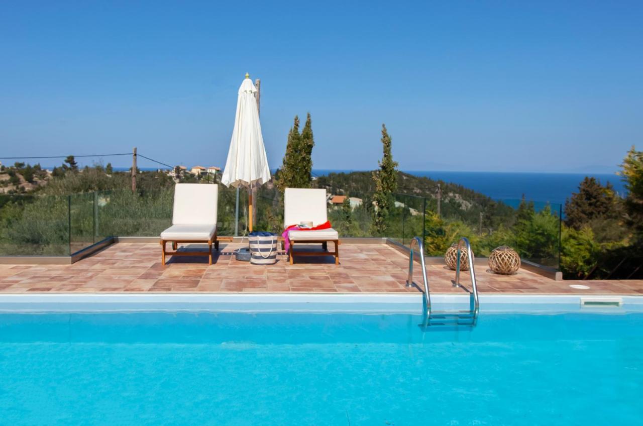 Villa Casa Azul With Private Pool Áyios Nikítas 外观 照片